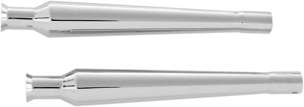 Paughco Bell Tip Muffler - 20" Short 618BT - Side View