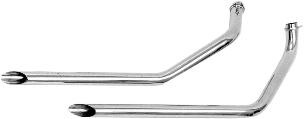 Paughco Staggered Dual Slash Cut Drag Pipes 730E40 - Main Product View