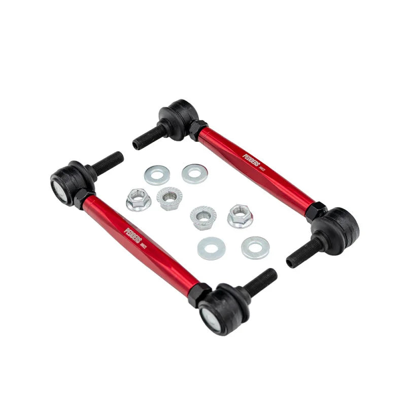 Pedders 15-22 S550 Mustang Adjustable Endlink Kit Front - Side View