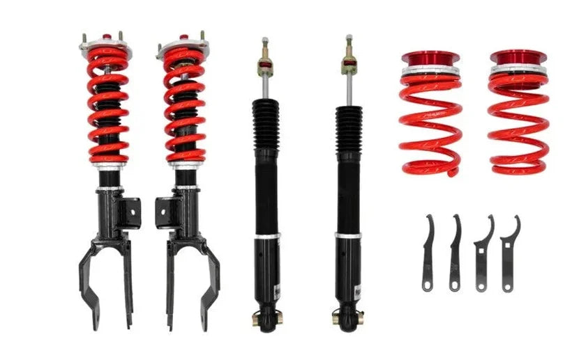 Pedders Extreme XA Coilover Kit - 17-20 Tesla Model 3 RWD - Side View