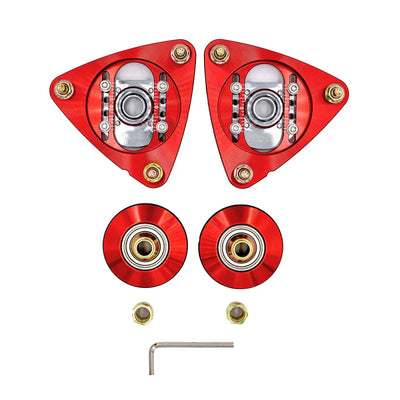Pedders Front Strut Mount Adjustable Camber Plates (for Kit ped-160099) fits 2015-2022 Ford Mustang - Main Product View