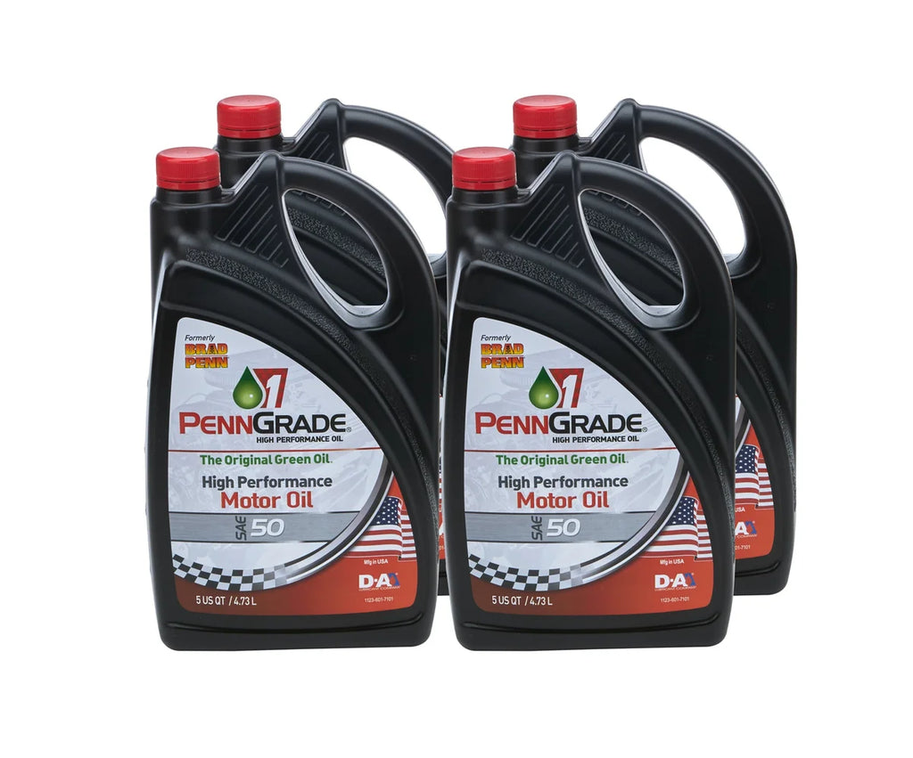 PennGrade 50w Racing Oil Case 4 x 5 Quart Bottles 71150