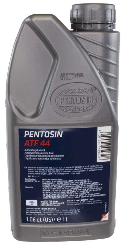 Pentosin ATF 1058112 fits 2000-2025 Audi / Land Rover / Mini - Side View