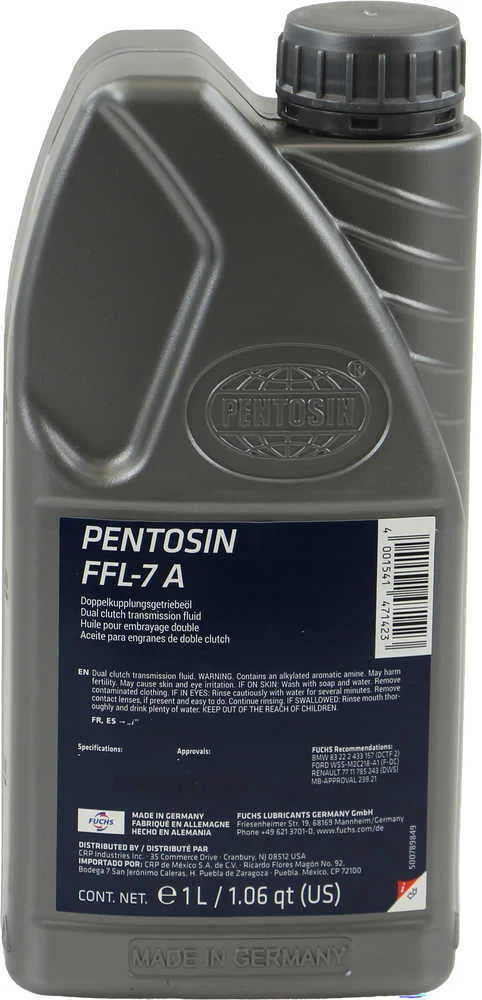 Pentosin Transmission Fluid 1060107 fits 2020-2025 BMW X1 / Mini Cooper / Cooper Clubman / Cooper Countryman / Cooper S - ...
