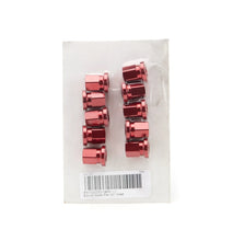 Load image into Gallery viewer, Performance Engineering &amp; Manufacturing Cover Nuts For QC Rear Short Red 10 Pack QCC0119SK-10