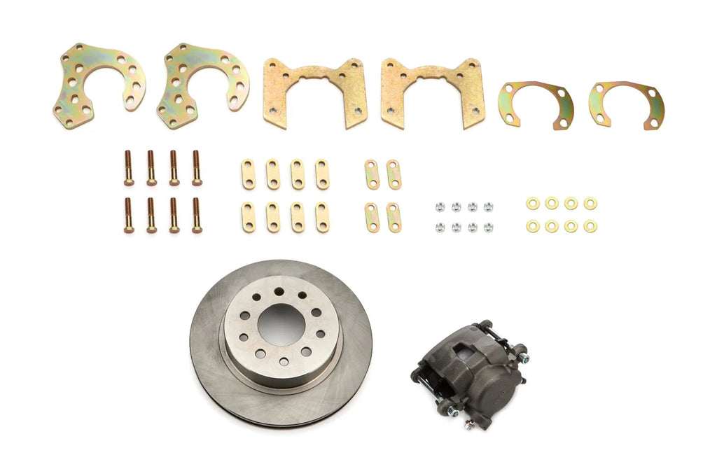 Performance Engineering & Manufacturing Ford 9in Bolt On Rear Disc Brake Kit GM Calipr B-On-DBK