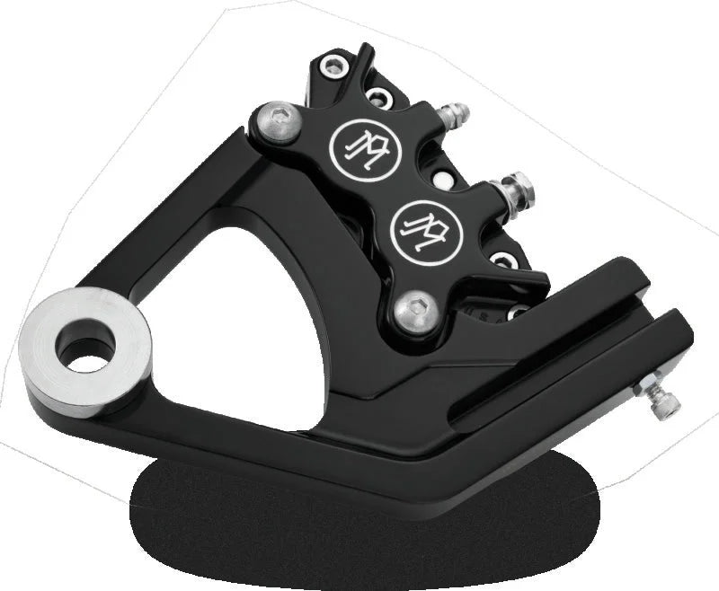 Performance Machine 00-06 FXST Softail Rear Brake - Contrast Cut - Side View