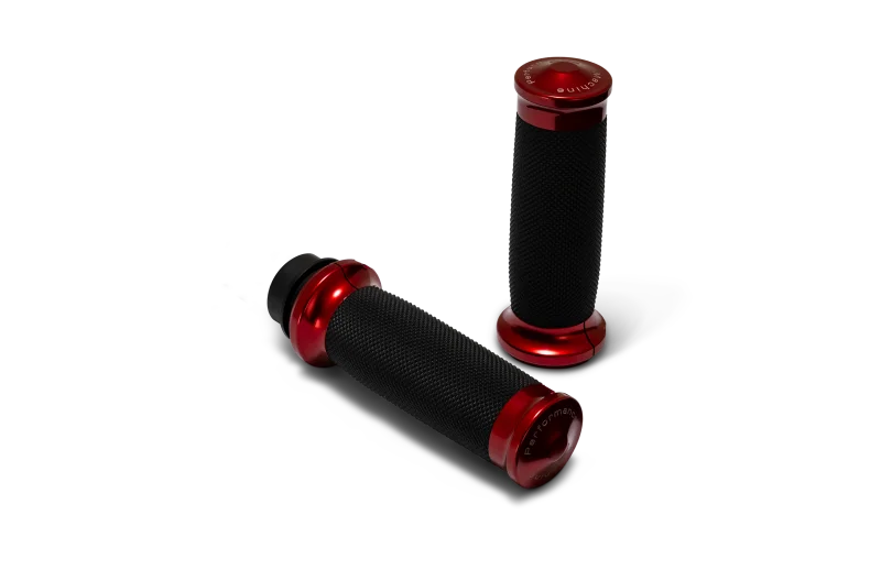 Performance Machine  08-23 Touring, 16-24 Softail TBW  Contour Handle Grip Set - Red