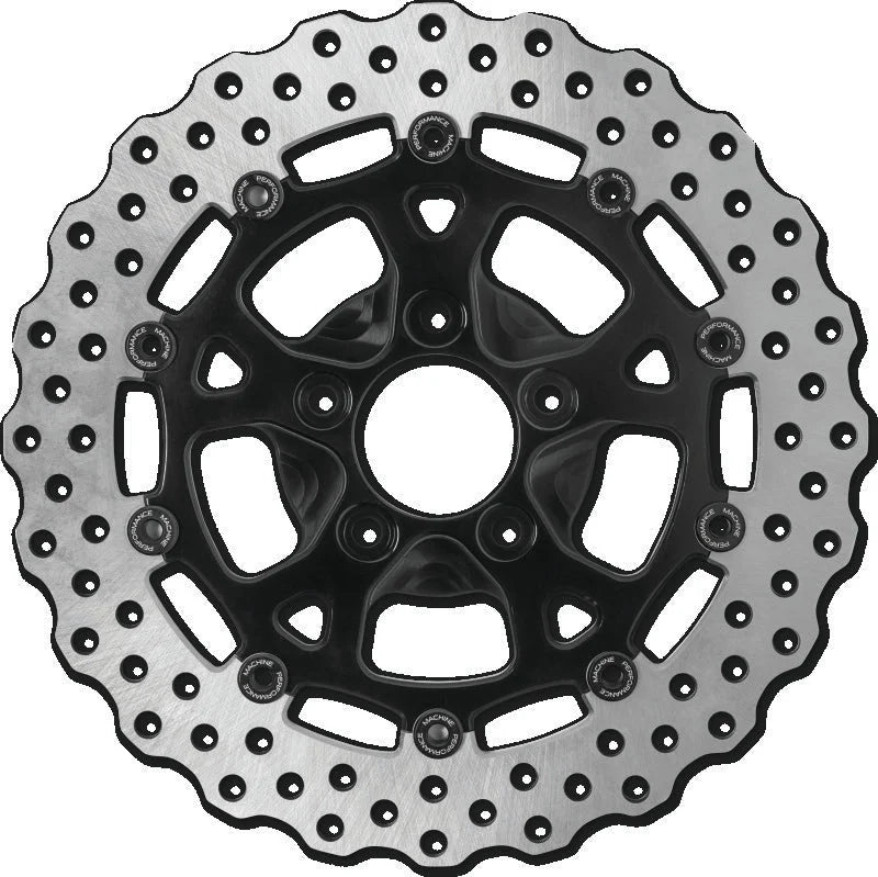 Performance Machine 11.5 X .20 Dominator Fr - Black Ano - Side View