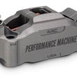 Load image into Gallery viewer, Performance Machine 125 x 4 Race Series Radial Mount Caliper with ARC - Left - Gunmetal Grey - Main Product View