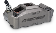 Load image into Gallery viewer, Performance Machine 125 x 4 Race Series Radial Mount Caliper with ARC - Left - Gunmetal Grey - Main Product View