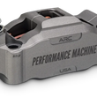 Load image into Gallery viewer, Performance Machine 125 x 4 Race Series Radial Mount Caliper with ARC - Left - Gunmetal Grey - Main Product View