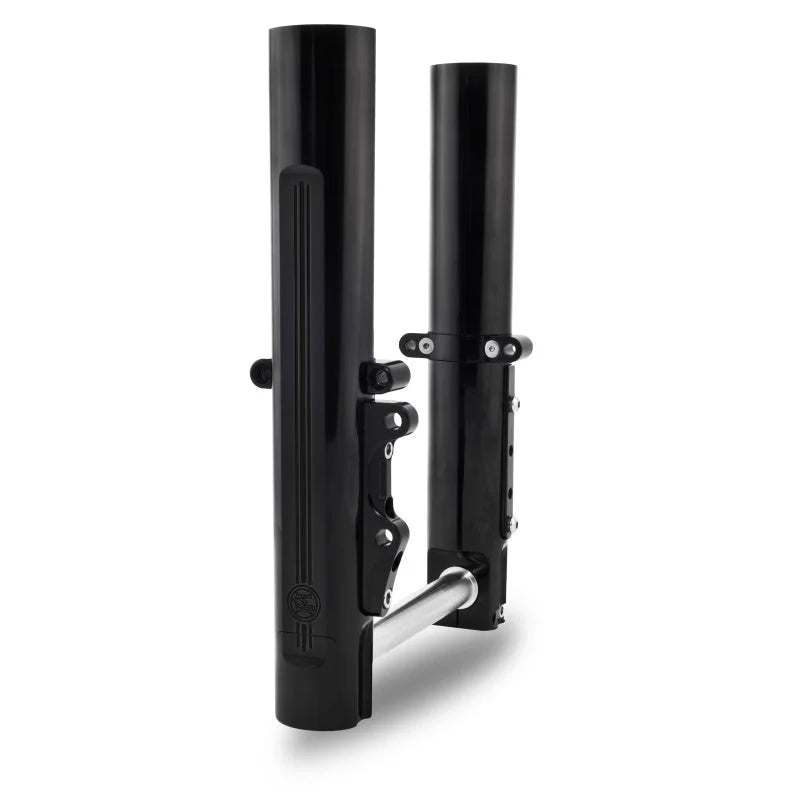 Performance Machine 14-Up FL Lower Leg Assembly - Black Ano - Main Product View