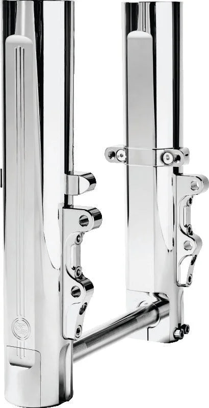 Performance Machine 14-Up Touring Leg Assembly - Chrome - Side View