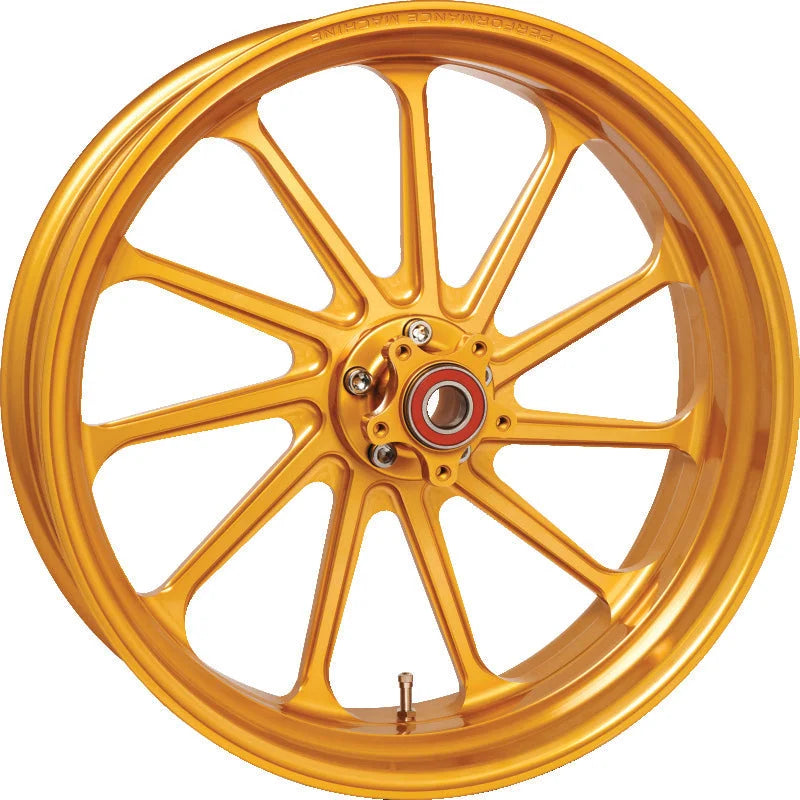 Performance Machine 18x5.5 Forged Wheel Assault  - Gold Ano - Side View