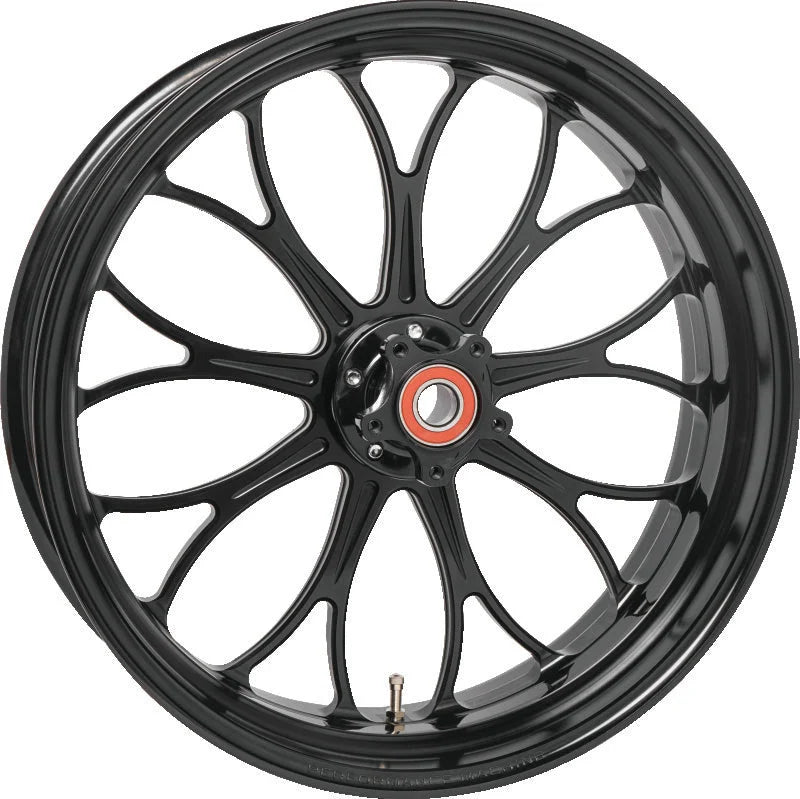 Performance Machine 18x5.5 Forged Wheel Revolution  - Black Ano - Side View