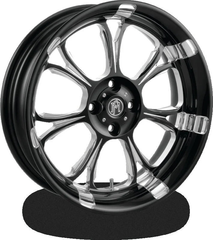 Performance Machine 21x3.5 Forged Wheel Paramount  - Contrast Cut Platinum - Side View