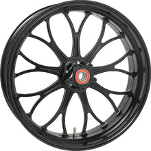 Load image into Gallery viewer, Performance Machine 21x3.5 Forged Wheel Revolution  - Black Ano - Side View