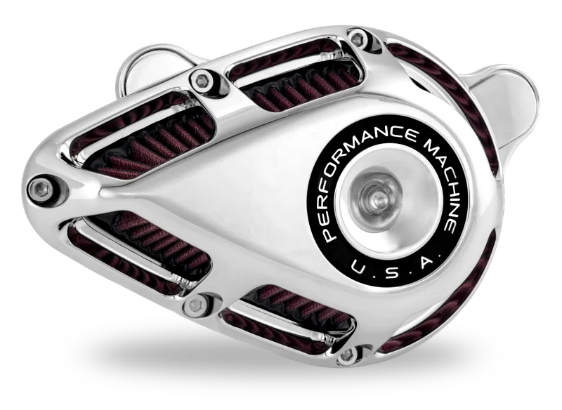Performance Machine 23-Up CVO, 2024 Touring Jet Air Cleaner - Chrome - Main Product View