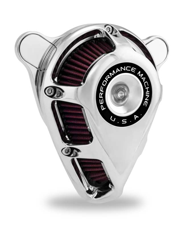 Performance Machine 23-Up CVO, 2024 Touring Jet Air Cleaner - Chrome - Side View