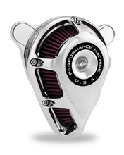 Load image into Gallery viewer, Performance Machine 23-Up CVO, 2024 Touring Jet Air Cleaner - Chrome - Side View