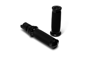 Performance Machine  24-25 Touring, 2025 Softail TBW  Contour Handle Grip Set - Black - Main Product View