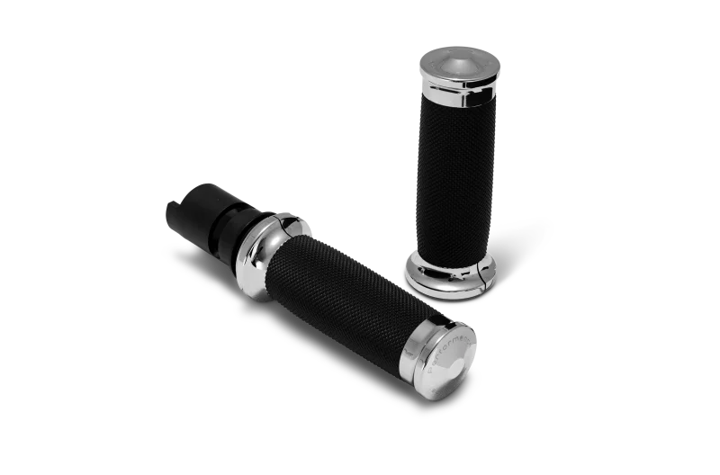 Performance Machine  24-25 Touring, 2025 Softail TBW  Contour Handle Grip Set - Chrome - Main Product View