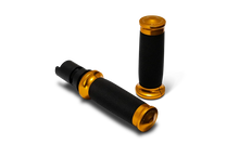 Load image into Gallery viewer, Performance Machine  24-25 Touring, 2025 Softail TBW  Contour Handle Grip Set - Gold - Side View