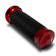 Load image into Gallery viewer, Performance Machine  24-25 Touring, 2025 Softail TBW  Contour Handle Grip Set - Red - Side View