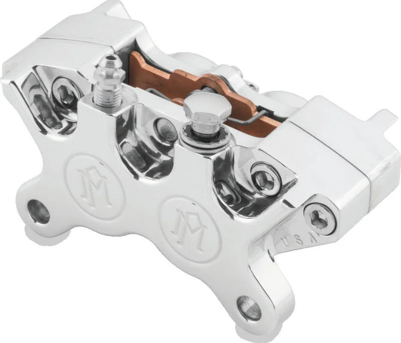 Performance Machine  4 Piston Classic Caliper - Polished - Main Product View