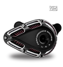Load image into Gallery viewer, Performance Machine 91-Up XL Jet Air Cleaner  - Contrast Cut - Main Product View