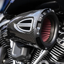 Load image into Gallery viewer, Performance Machine 93-06 Big Twin CV Carb,01-17 Big Twn Delphi C4 Series Air Cleaner - CF/Blk Ops - Main Product View