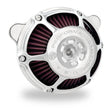 Load image into Gallery viewer, Performance Machine Air Cleaner Max HP - Chrome - Side View