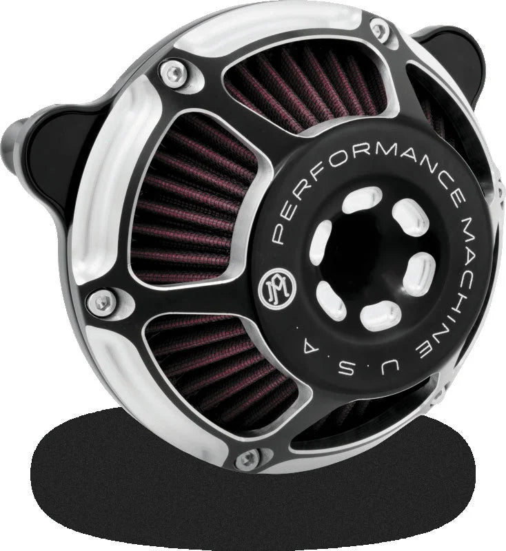 Performance Machine Air Cleaner Max HP - Contrast Cut - Side View
