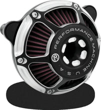Load image into Gallery viewer, Performance Machine Air Cleaner Max HP - Contrast Cut - Side View