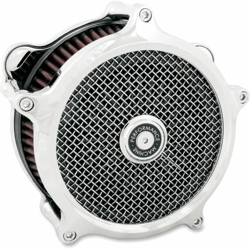 Performance Machine Air Cleaner Slim - Chrome - Main Product View