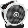 Load image into Gallery viewer, Performance Machine Air Cleaner Slim - Chrome - Side View