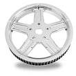Load image into Gallery viewer, Performance Machine Belt Pulley 66T x 1in Formula - Chrome