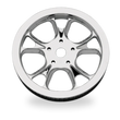 Load image into Gallery viewer, Performance Machine Belt Pulley 66T x 1in  Galaxy - Chrome