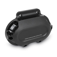 Load image into Gallery viewer, Performance Machine Cable Clutch Cover Race Series - Black Ops - Main Product View