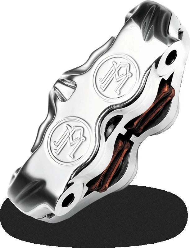 Performance Machine Caliper 125x4 Radial Left - Chrome - Side View