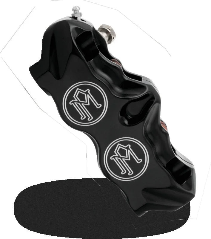 Performance Machine Caliper 125x4 Radial Left - Contrast Cut - Side View