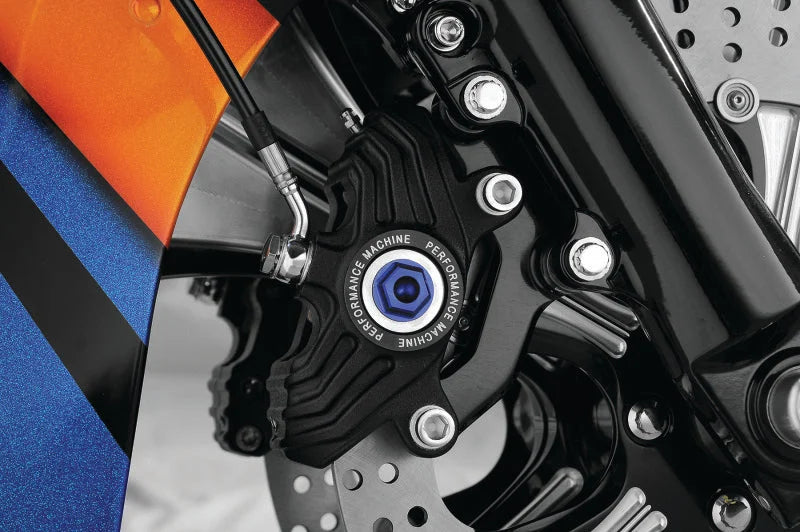 Performance Machine Caliper 125x4R Vintage - Black Ops - Detail View