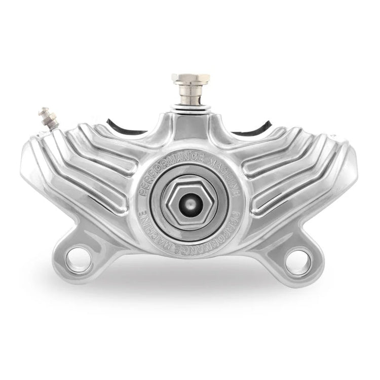 Performance Machine Caliper 125x4R Vintage - Chrome - Main Product View