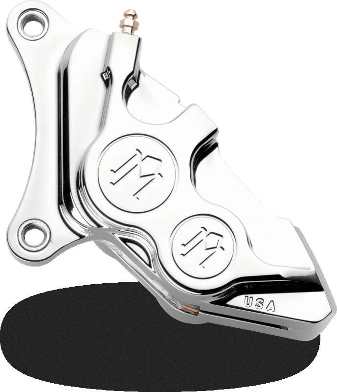 Performance Machine Caliper 137x4B Left 11.5in - Chrome - Side View