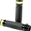 Load image into Gallery viewer, Performance Machine Contour Led Handle Grip Set - Black Ano - Side View