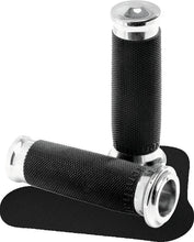 Load image into Gallery viewer, Performance Machine Contour Renthal Wrapped Grips - Chrome - Main Product View