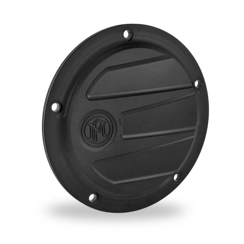 Performance Machine Derby Cover Scallop - Black Ops - Side View