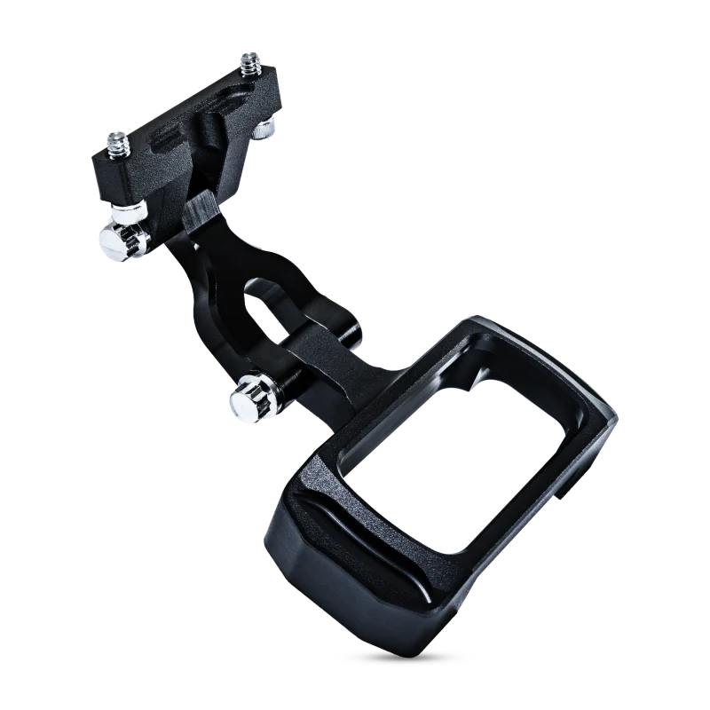 Performance Machine Digital Gauge Relocation Kit Softail - Black Ops - Side View