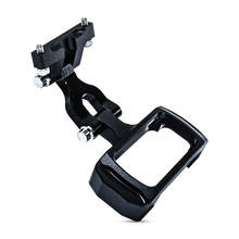 Load image into Gallery viewer, Performance Machine Digital Gauge Relocation Kit Softail - Black Ops - Side View